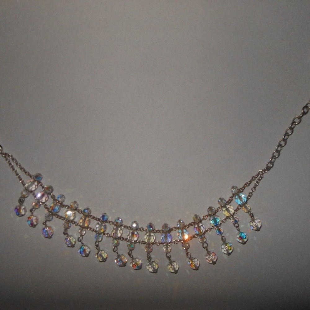 DIANA KANE CRYSTAL BEADED IRIDESCENT 7-8" BRACELET
